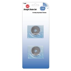 Carl® K-28 Straight-Cut Heavy-Duty Rotary Trimmer Blades, Pack Of 2