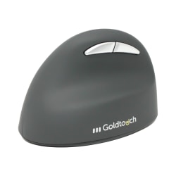 Goldtouch Semi-Vertical - Vertical mouse - ergonomic - left-handed - optical - 6 buttons - wireless - 2.4 GHz - USB wireless receiver