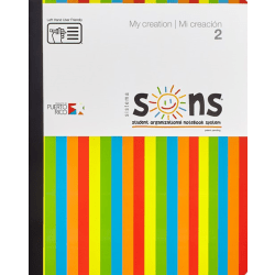 SONS System My Creation Notebooks, 9-3/4" x 7-1/2", 2nd, 200 Sheets Per Notebook, Multicolor,