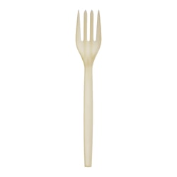 Eco-Products Plant Starch Forks, Cream, Pack Of 1,000