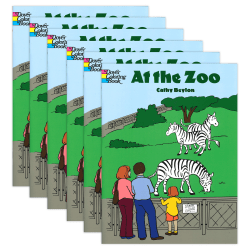Dover Coloring Book, At The Zoo, Pack Of 6