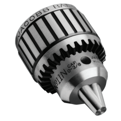 Superchuck Ball Bearing Chuck, K4 Key, 1/8 in to 3/4 in Capacity, 4JT Short Mount