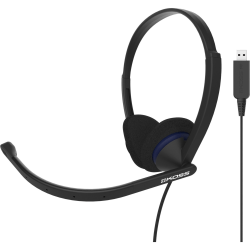 Koss CS200-USB Headsets & Gaming - Stereo - USB - Wired - 20 Hz - 22 kHz - Over-the-head - Binaural - Supra-aural - 8 ft Cable - Electret, Noise Cancelling Microphone