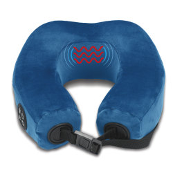 Conair ConairCare® HeatShiatsu NM25F Neck Rest Massager, 3"H x 12"W x 12"D, Blue