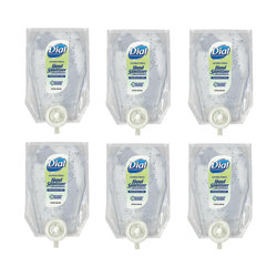 Dial® Antibacterial Gel Hand Sanitizer Refill for Versa Dispenser, Fragrance-Free, 15 oz, 6/Carton
