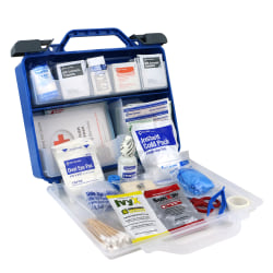First Aid Only Clear Cover Intermediate First Aid Kit, 9-3/4"H x 11"W x 3-1/4"D, Kit Of 322 Pieces