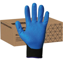 Kleenguard G40 Foam Nitrile Coated Gloves - Nitrile Coating - 7 Size Number - Small Size - Blue, Black - Washable, Silicone-free - For Multipurpose, Assembling, Metal Handling, Glass Handling, Wood Handling, Automobile/Aviation Industry - 24 / Pack