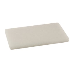 Winco Plastic Cutting Board, 1/2"H x 10"W x 6"D, White