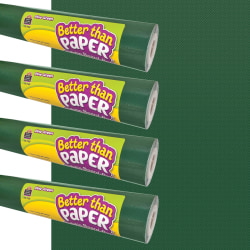 Teacher Created Resources Better Than Paper Bulletin Board Roll, 4' x 12', Pine Green, 4-Pack