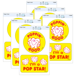 TREND Vinyl Stickers, Poppin' Good, 2 Per Pack, Set Of 6 Packs