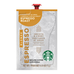 Starbucks® Single-Serve Coffee Freshpacks, Blonde Espresso, Carton Of 72