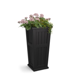 Mayne Cape Cod Planter, 32"H, Black