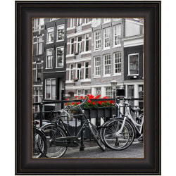 Amanti Art Picture Frame, 25" x 21", Matted For 16" x 20", Trio Oil-Rubbed Bronze