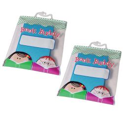 Creative Teaching Press Book Buddy Bags, 10-1/2"W x 12-1/2"H, Multicolor, 6 Bags Per Pack, Set Of 2 Packs