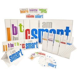 Inspired Minds Self-Esteem Ultra Booster Set, Posters, Magnets, Notes, Page Keepers, Note Cards, 150 Pieces