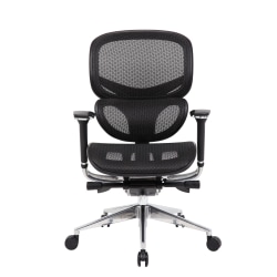 Boss Office Products Multifunction Mid-Back Task Chair, Black/Chrome
