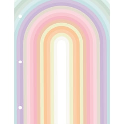 Eccolo BTS 2-Pocket Folder, 8-1/2" x 11", Rainbows