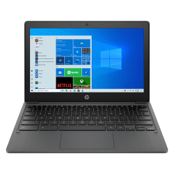 HP 11a-na0040nr Chromebook, 11.6" Touch Screen, MediaTek MT8183, 4GB Memory, 32GB eMMC, Chrome OS, 1F6F9UA#ABA