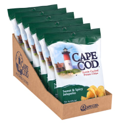 Cape Cod Jalapeno Potato Chips, 2.0 Oz, Case Of 6 Bags