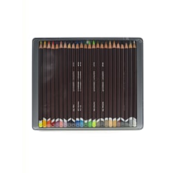 Derwent Coloursoft Pencil Set, Assorted Colors, Set Of 24 Pencils