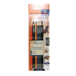 Conte Pencil Set, Drawing, Assorted Colors, Set Of 6 Pencils