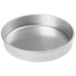 Winco ACP-122 Aluminum Round Layer Cake Pan, 12" x 2", Silver
