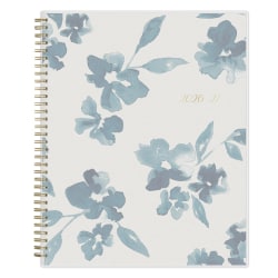 Planning Calendar BS Bakah Blue Frosted PP 8.5x11 AY26-27