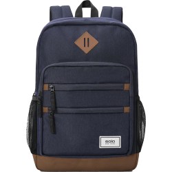 Solo New York Re:Fresh Machine Washable Backpack With 15.6" Laptop Pocket, 51% Recycled, Blue