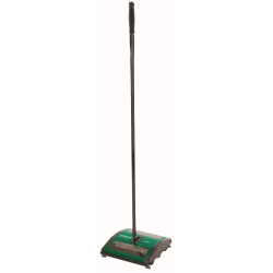 Bissell Commercial Metal Manual Sweeper, 10-1/2"L x 9-1/2"W x 5/8"D, Black