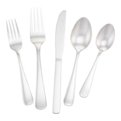 Walco Windsor Stainless Steel Dessert Spoons, Silver, Pack Of 24 Spoons