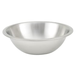 Winco Heavy-Duty Mixing Bowl, 3 Qt, Stainless Steel