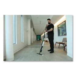 Unger® Excella Finishing Pad, Microfiber, 20", White, 5/Pack