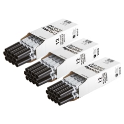 Crayola Bulk Markers, Conical Tip, Black, 12 Per Pack, Set Of 3 Packs