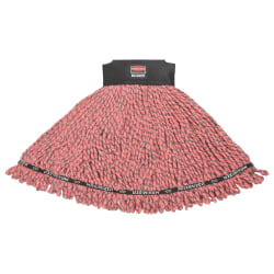 Rubbermaid Commercial Red Maximizer Microfiber Mop - 11.2" Width x 19.5" Length - MicroFiber - 6 / Carton