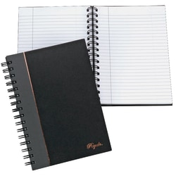 TOPS® Royale Wirebound Notebook, 5 7/8" x 8 1/4", Legal Ruled, 96 Sheets, Gray/Black