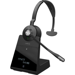 Jabra Engage 75 SE Headset - Mono - Wireless - Bluetooth/DECT - 492.1 ft - 40 Hz to 16 kHz - Over-th - TAA9656583125