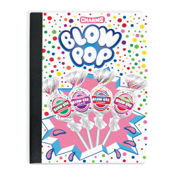 Innovative Designs Licensed Composition Notebook, 7-1/2" x 9-3/4", Single Subject, Wide Ruled, 100 Sheets, Blow Pop