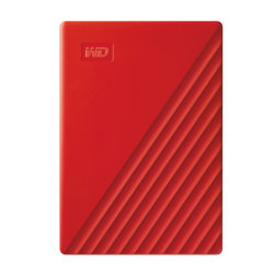 Western Digital® My Passport™ Portable External Hard Drive, 4TB, Red