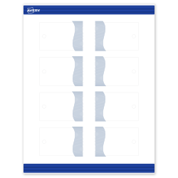 Avery® Printable Tags With Sure Feed® Technology, 2" x 3", Matte White With Colorful Design, Pack Of 80