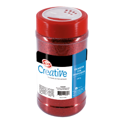 Creative Glitter, Red, Total Qty 1