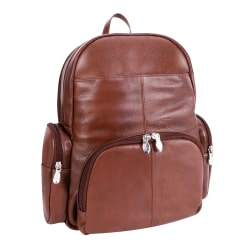 McKlein S-Series Cumberland Backpack With 15" Laptop Pocket, Brown