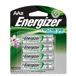Energizer® Rechargeable NiMH AA Batteries, Pack Of 8