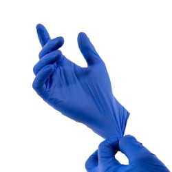 KVP BetterGloves™, Medium, Blue, Pack Of 100 Gloves