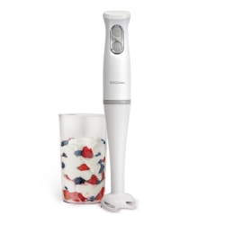 Betty Crocker 2-Speed Hand Blender With 20 Oz Mixing Beaker, White
