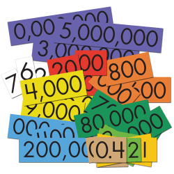 Sensational Math Place Value Cards Set, Numbers, 1st Grade, Set Of 100 Cards