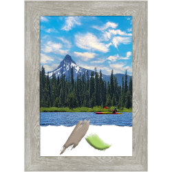Amanti Art Dove Graywash Picture Frame, 26" x 36", Matted For 20" x 30"