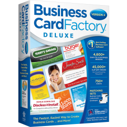 Business Card Factory Deluxe 4