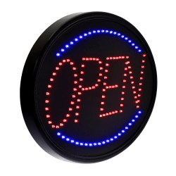 Alpine LED Sign, 14" x 23" x 1", Open, 12W