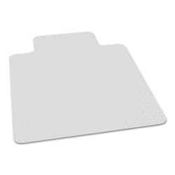SKILCRAFT® Biobased Chair Mat For Low/Medium Pile Carpet, 46" x 60", Clear (AbilityOne 7220016568315)