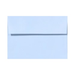 LUX Invitation Envelopes, #4 Bar (A1), Peel & Press Closure, Baby Blue, Pack Of 1,000